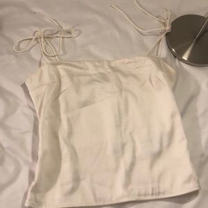 Abercrombie satin cami, square neck size S